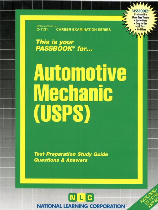 Title details for Automotive Mechanic (USPS) by Michael Rudman - Available